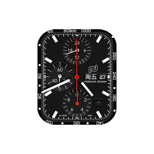 Porsche Design保时捷数字指针表盘