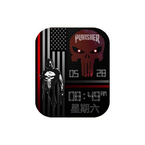 骷髅头数字表盘