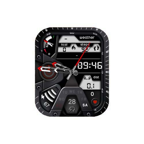 炫酷数字运动表盘