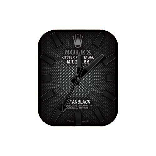 ROLEX劳力士数字指针黑色表盘