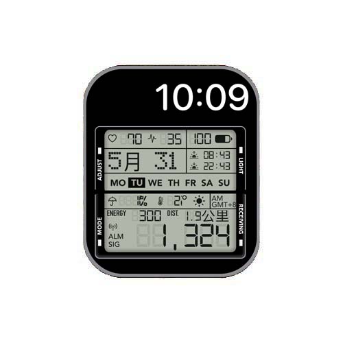 数字运动天气S7系列表盘