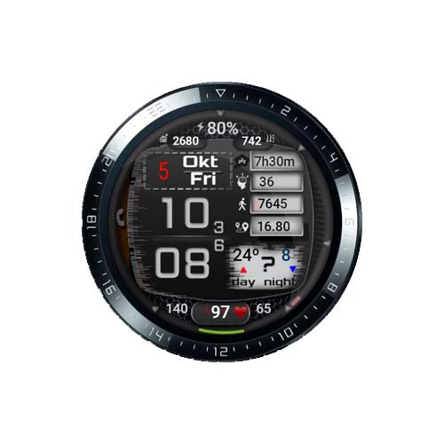 华为 Watch GT/GT 2 46mm数字运动表盘