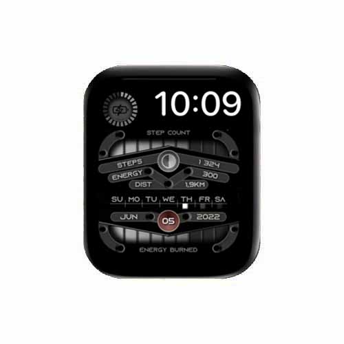 数字S7系列黑色表盘