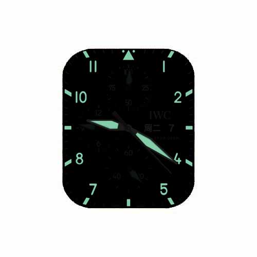 IWC万国数字指针表盘