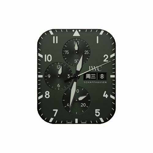 IWC万国数字指针表盘
