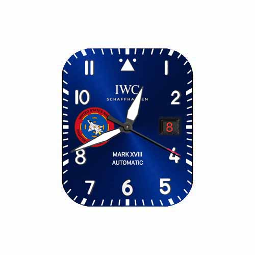 IWC万国数字指针表盘