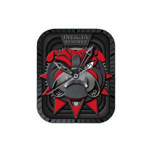INVICTA因维克塔恶犬数字指针表盘