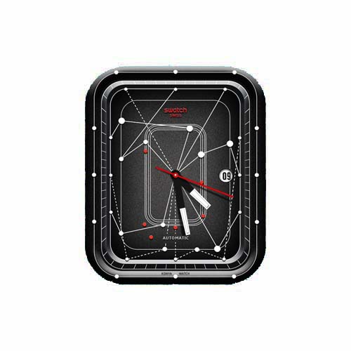 Swatch斯沃琪数字指针表盘