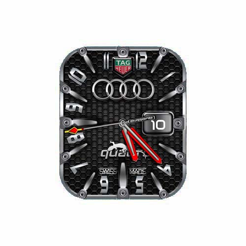 Tag Heuer泰格豪雅Audi奥迪数字指针表盘