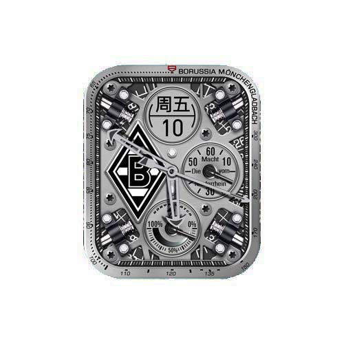 Borussia Monchengladbach数字指针表盘