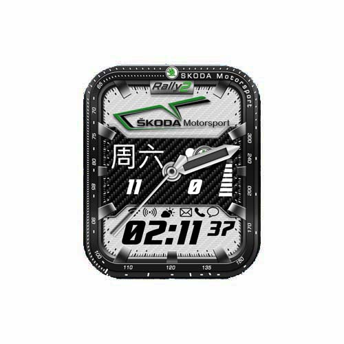 SKODA斯柯达数字指针表盘