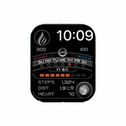 数字月球日期S7系列表盘