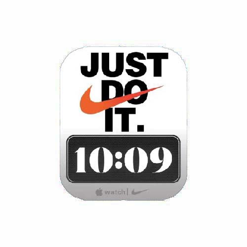 NIKE耐克Just do it数字表盘