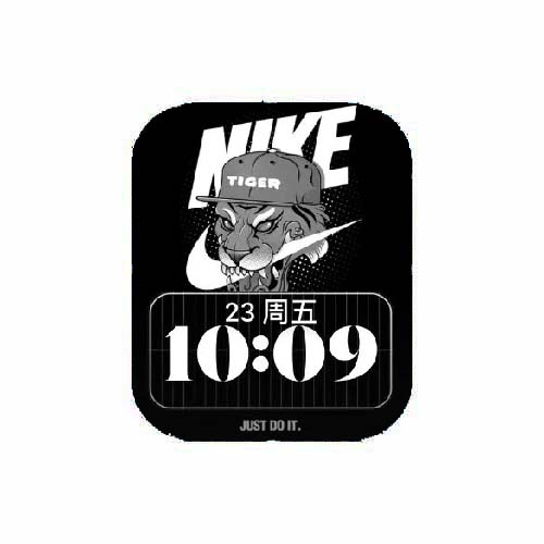 NIKE耐克老虎数字表盘