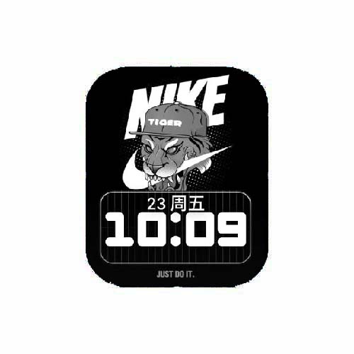 NIKE耐克老虎数字表盘