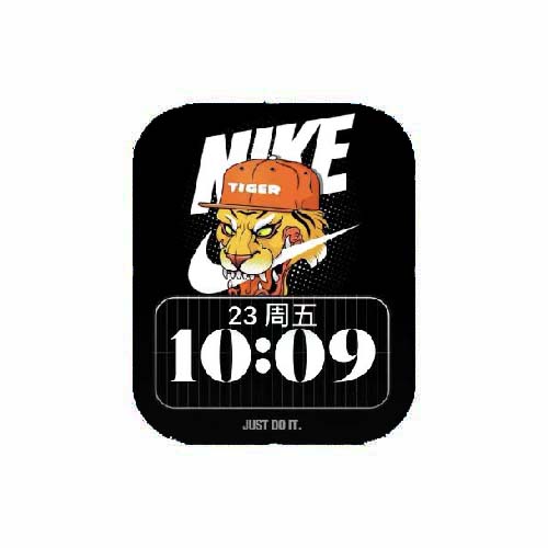 NIKE耐克老虎数字表盘