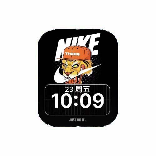NIKE耐克老虎数字表盘