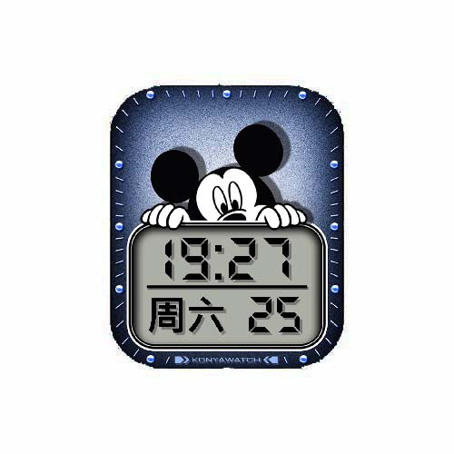 迪士尼米奇数字表盘