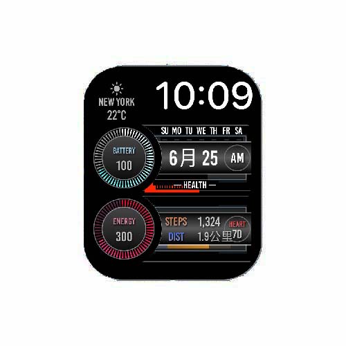 数字运动天气S7系列表盘