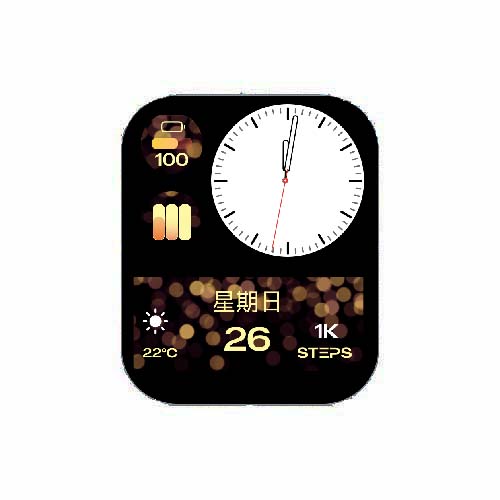 数字日期指针表盘