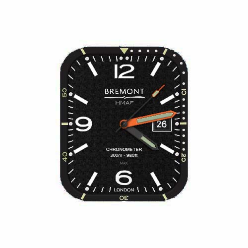 BREMONT宝名表数字指针表盘