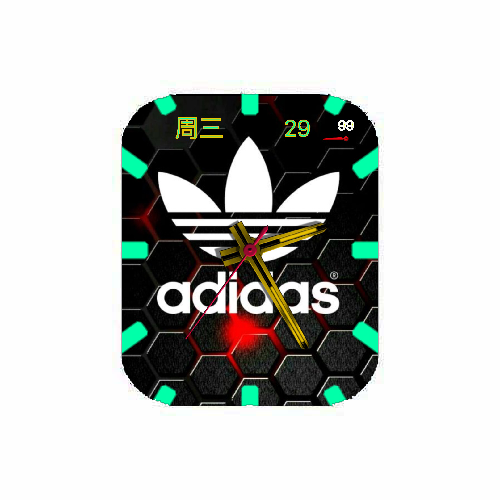 Adidas阿迪达斯数字指针表盘