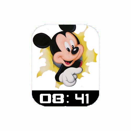 卡通迪士尼米奇数字表盘