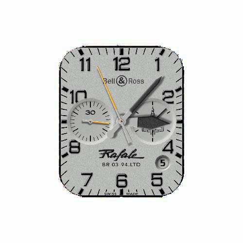 Bell&Ross柏莱士数字指针表盘