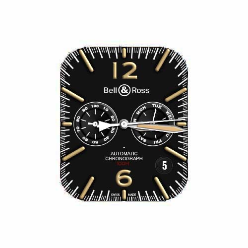 Bell&Ross柏莱士数字指针表盘