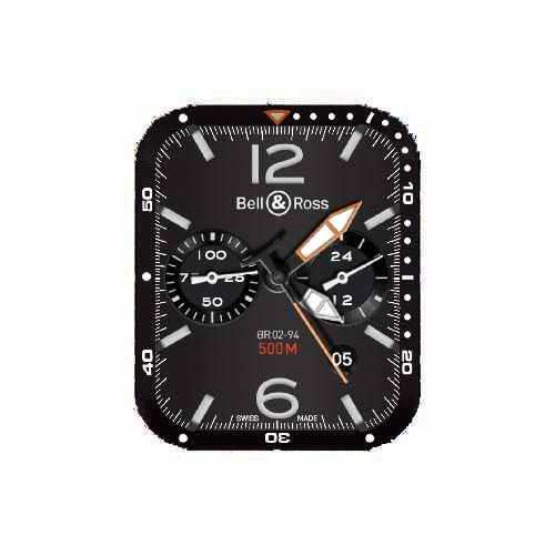 Bell&Ross柏莱士数字指针表盘