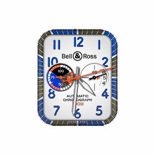 Bell&Ross柏莱士数字指针表盘