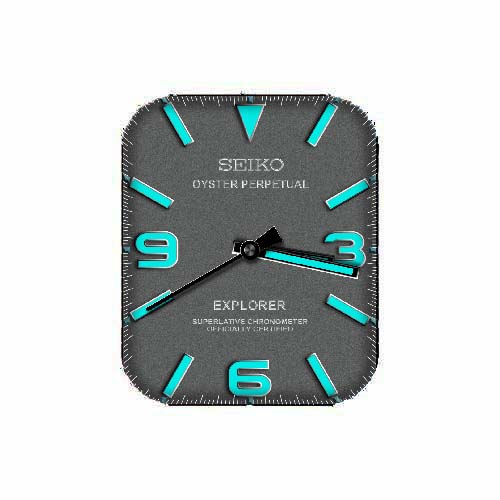 SEIKO精工数字指针表盘