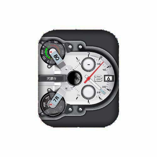 异形数字指针表盘