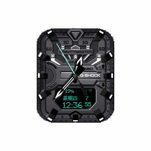 CASIO卡西欧数字指针表盘