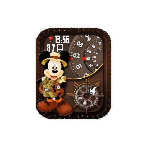 迪士尼米奇数字指针表盘