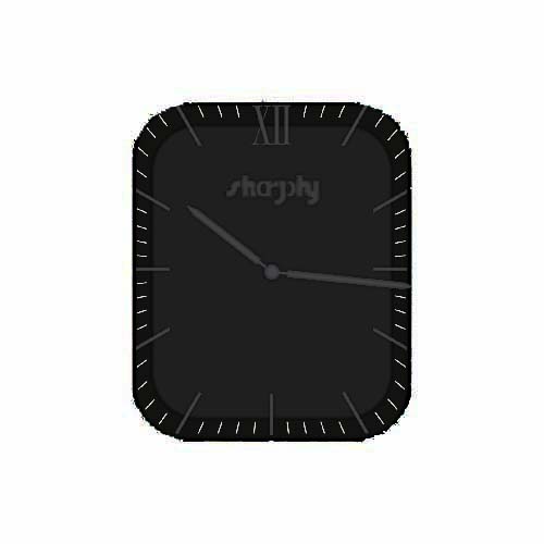 简约黑色指针表盘