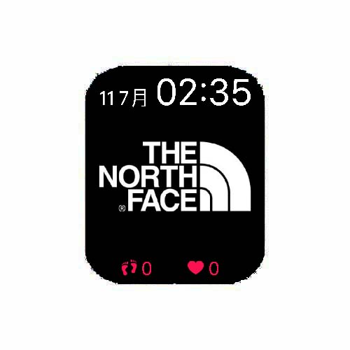 THE NORTH FACE北面数字心率运动表盘