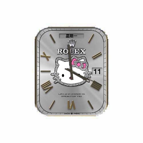 ROLEX劳力士Hello kitty数字指针表盘