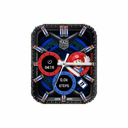 Tag Heuer泰格豪雅马里奥数字指针表盘