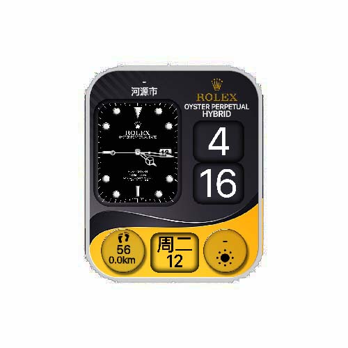 ROLEX劳力士数字运动步数表盘