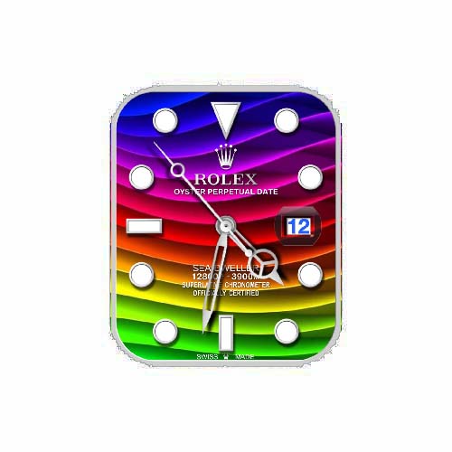 ROLEX劳力士数字指针彩虹条表盘