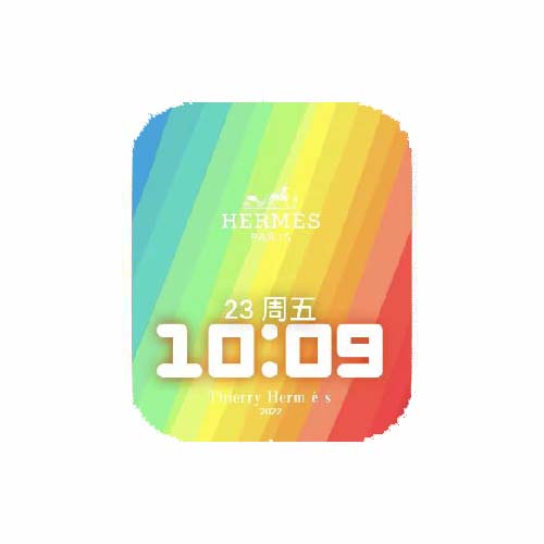 HERMES爱马仕数字人像表盘