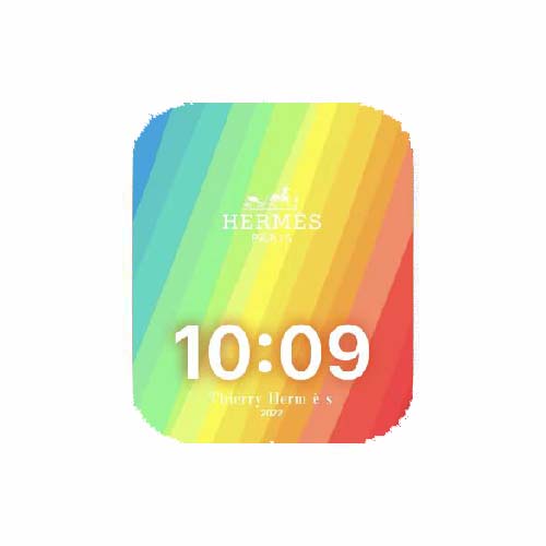 HERMES爱马仕数字人像表盘
