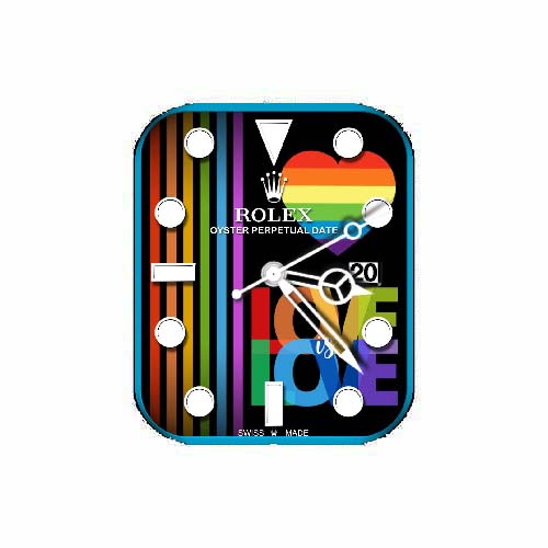 ROLEX劳力士指针彩虹条表盘