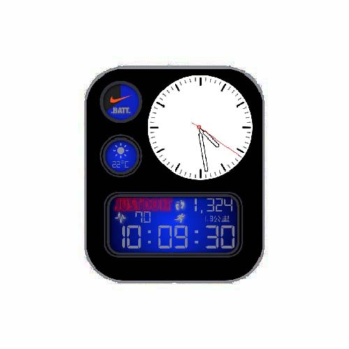 NIKE耐克数字指针运动表盘