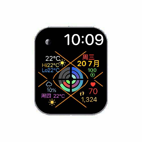 数字天气运动环S7系列表盘