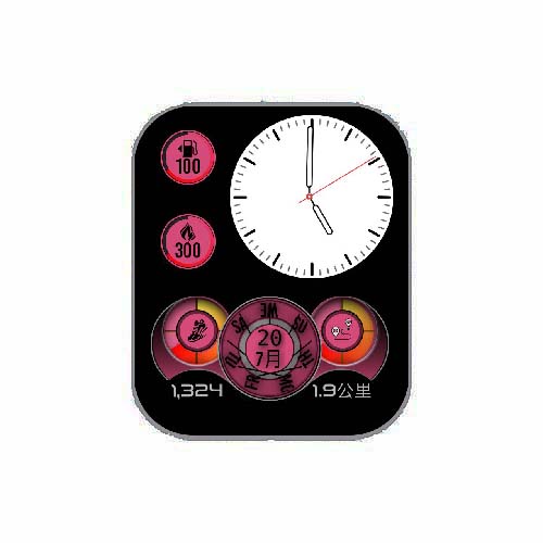 简约指针运动表盘