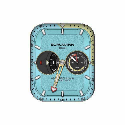 Bühlmann数字指针表盘