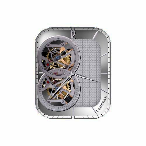 数字指针机械飞轮表盘