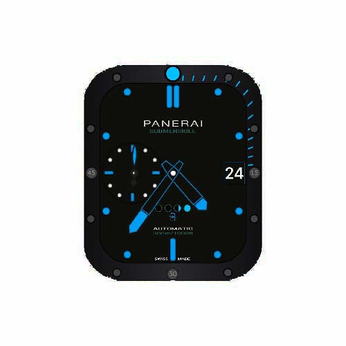 沛纳海PANERAI数字指针表盘